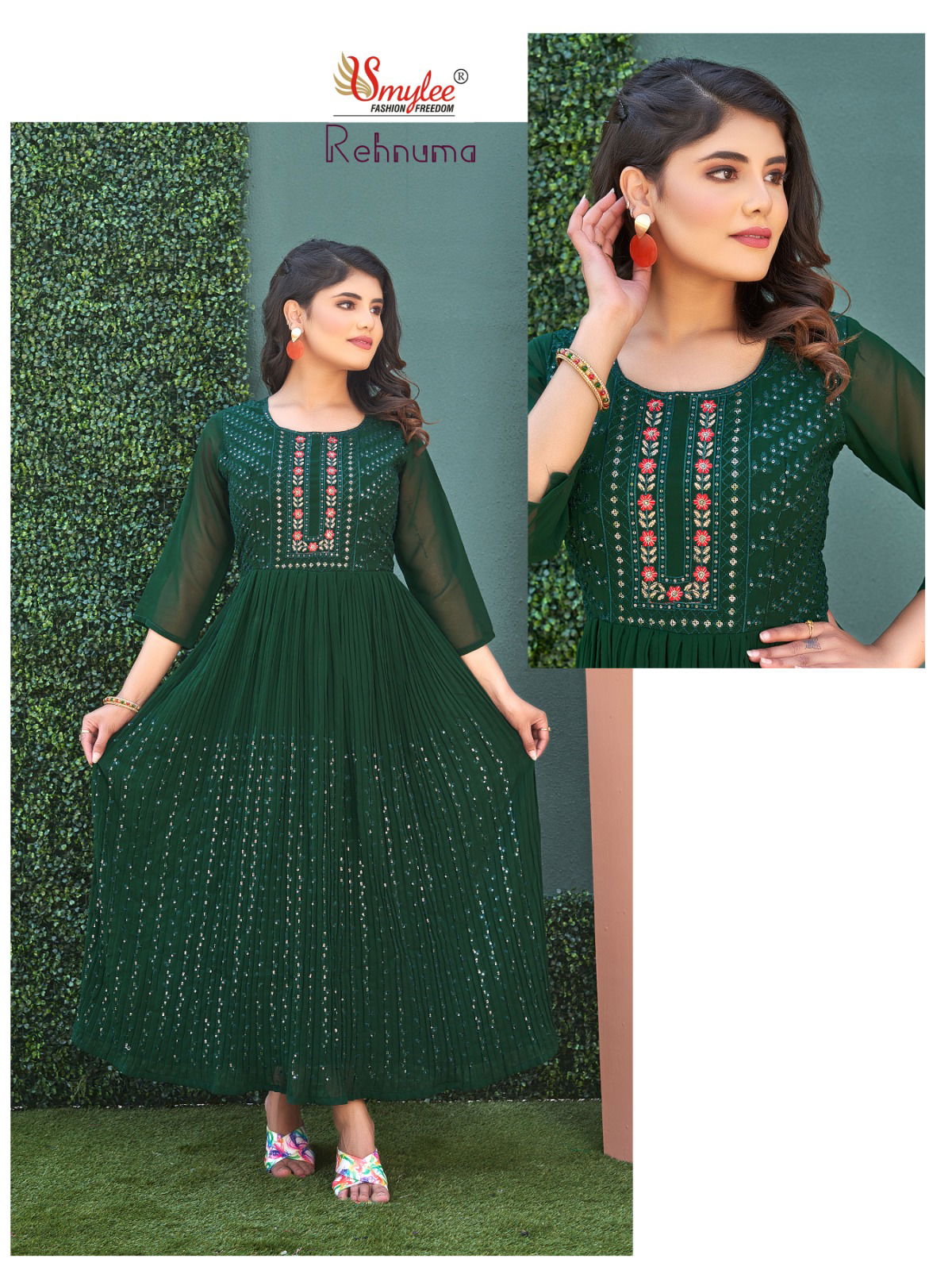 Rehnuma By Smylee Designer Kurtis Catalog